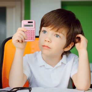 WICVIK Mini 4-Function Handheld Calculator, Multicolor - Image 16