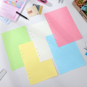 HERFIER 50Pcs A5 Filler Paper Planner Refill Paper Loose Leaf Binder Paper Planner Note Book Filler Paper 8.25x5.58x0.28in - Image 3