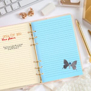 HERFIER 50Pcs A5 Filler Paper Planner Refill Paper Loose Leaf Binder Paper Planner Note Book Filler Paper 8.25x5.58x0.28in - Image 4