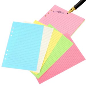 HERFIER 50Pcs A5 Filler Paper Planner Refill Paper Loose Leaf Binder Paper Planner Note Book Filler Paper 8.25x5.58x0.28in - Image 7