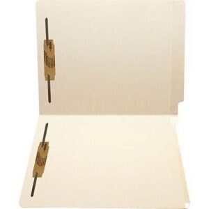 Medical Arts Press® Recycled Heavy-Duty Reinforced End Tab File Folder, 1/3-Cut Tabs, Letter Size, 1" Expansion, Manila, 50/Box - Image 2