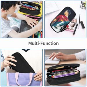 C-R7 Ronaldos Football soccer Pen Box Double Layer Large-capacity Pencil Bag Perfect Gifts - Image 15