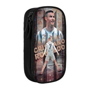 C-R7 Ronaldos Football soccer Pen Box Double Layer Large-capacity Pencil Bag Perfect Gifts - Image 19