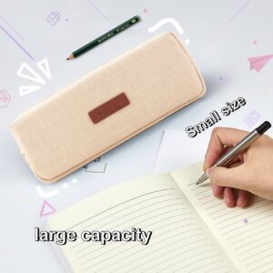 QiShi Big Capacity Pencil Case Stationery Pouch,Multi-Colored Pen Pouch,Cosmetic Pouch Bag, Pen Bag with Zipper Bag for Boy Girl (Pink) - Image 22