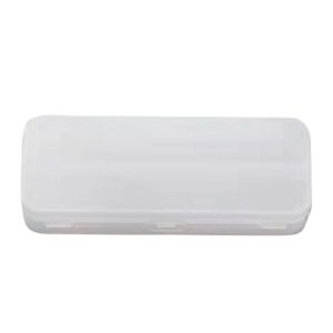 GFHFHITJ Plastic Pencil Box Large Capacity Pencil Boxes Clear Boxes with Snap-Tight Lid Stackable Design And Stylish Office Supplies Storage Organizer Box - Image 63