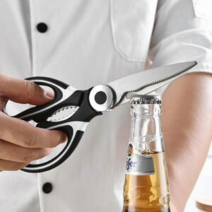Kitchen Scissors Super Sharp High Quality Modern Multi Purpose Meat Bone Nuts - Image 6