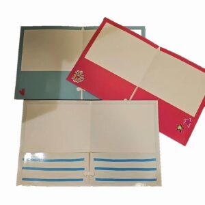 Lot Of 3 2 Pocket School Folders Puppy, Kitten, Bunny Cute Retro Styles New - Image 3