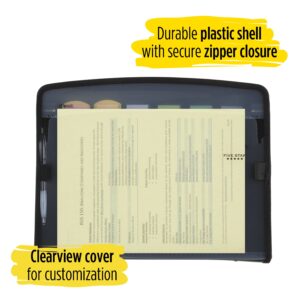 Five Star 7-Pocket Expanding File with Reminder Tabs, 8 1/2" x 11", Black - Image 3