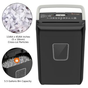 Bonsaii 12-Sheet Cross Cut Paper Shredder for Home Office Use - Image 4