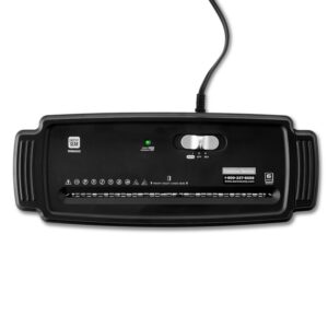 Pen+Gear 6-Sheet Strip Cut Credit Card & Paper Shredder, Black - Image 3
