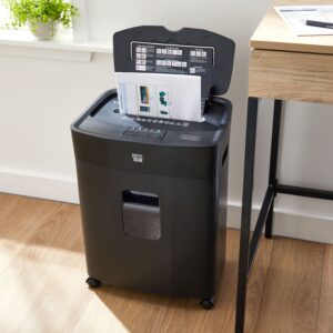 Pen+Gear 120-Sheet Auto Feed Micro-Cut Paper Shredder with 6 Gallon Pull-Out Bin, Black - Image 2