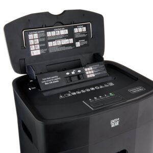 Pen+Gear 120-Sheet Auto Feed Micro-Cut Paper Shredder with 6 Gallon Pull-Out Bin, Black - Image 4