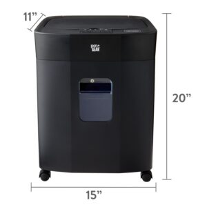 Pen+Gear 120-Sheet Auto Feed Micro-Cut Paper Shredder with 6 Gallon Pull-Out Bin, Black - Image 6