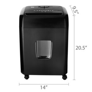 Pen+Gear 16-Sheet Cross-Cut Paper, CDs & DVDs, Credit Card Shredder, Black, 5.3 Gallon Bin - Image 6