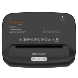 Bonsaii Paper Shredder 18-Sheet Cross Cut Office Shredder 60 Mins Heavy Duty Shredder for Home Office Use - Image 6