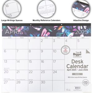 See it Bigger Monthly Desk Pad Calendar Large (22″ x 17″) Blue, 15 month, Apr 2025-Jun 2026 - Image 3