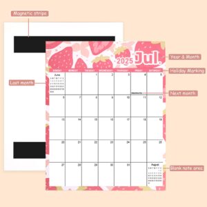 DIYMAG Magnetic Calendar for Refrigerator, 18-Month Refrigerator Calendar, 11.5 x 14.5in Wall Calendar(Jul 2025 – Dec 2026) - Image 6