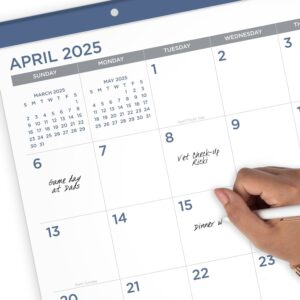Mead Core Monthly Desk Pad Calendar Large ( 21.75" x 17") Blue 15 Month April 2025 - June 2026 - Image 5