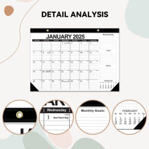Desk Calendar for Jan 2025 - June 2026, Monthly Wall Calendar for Home or Office, 17" x 12" - Image 12