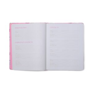 Think Ink Monthly Weekly Large (8" x 10") Pink Bows 15 Month Apr 2025 - Jun 2026 Hard Cover Planner - Image 6