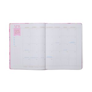 Think Ink Monthly Weekly Large (8" x 10") Pink Bows 15 Month Apr 2025 - Jun 2026 Hard Cover Planner - Image 12