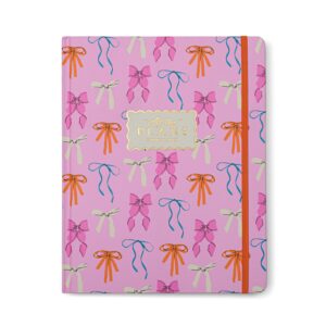 Think Ink Monthly Weekly Large (8" x 10") Pink Bows 15 Month Apr 2025 - Jun 2026 Hard Cover Planner - Image 13