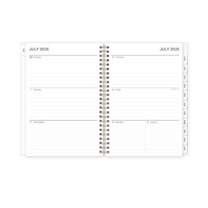 Blue Sky Monthly Weekly Notes Medium Planner, 5.875" x 8.625", Fun Checker 12-Month (July 2025 - June 2026) - Image 3