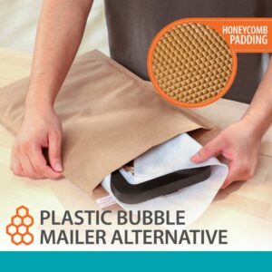 Pen+Gear Self-Seal Honeycomb Padded Mailer, 2 (8.5 in. x 11 in.), Brown, 1-Count - Image 6
