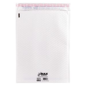 Duck Max Strength Self-Sealing Poly Bubble Mailer 6, 12.5" x 18.5", Solid White - Image 5
