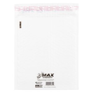 Duck Max Strength Self-Sealing Poly Bubble Mailer 2, 8.5" x 11", Solid White - Image 6