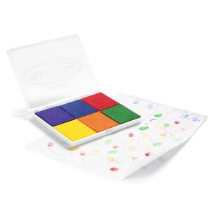 Melissa & Doug Rainbow Stamp Pad - 6 Washable Inks - Image 8