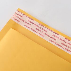 HFLWYWD 1/10pcs Yellow Kraft Bubble Mailers Padded Envelopes Bags Shipping Self Seal - Image 3
