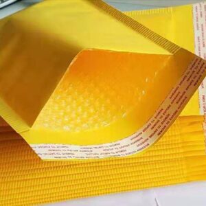 HFLWYWD 1/10pcs Yellow Kraft Bubble Mailers Padded Envelopes Bags Shipping Self Seal - Image 7