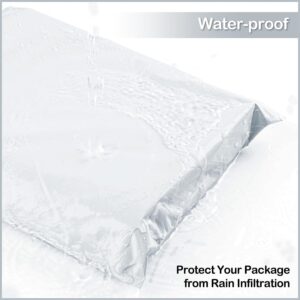 White Poly Mailers 10" x 13", 100 Pcs Large Poly Mailers for Small Business Self-Seal Shipping Bags for Clothing, Shipping Envelopes, Packaging Bags, Mailing Poly Bags - Image 3