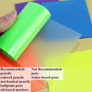 Sticky Notes Transparent Clear Translucent Sticky Tabs 3"x3" Waterproof Book Annotation Supplies for Home Office 560 Pcs - Image 2