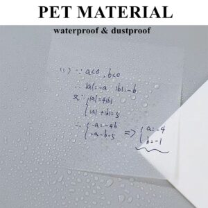 Sticky Notes Transparent Clear Translucent Sticky Tabs 3"x3" Waterproof Book Annotation Supplies for Home Office 560 Pcs - Image 6