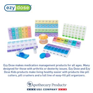 Ezy Dose Weekly (7-Day) Pill Organizer, 4 Times a Day, Large Compartments (Large) - Image 4