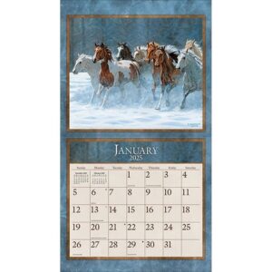 Lang Companies, Horses in the Mist by Persis Clayton Weirs and Chris Cummings 2025 Wall Calendar - Image 3