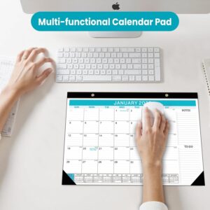 VINAUO Desk Calendar 2025-2026, 17" x 12" Big Wall Calendar 2025-2026 Covers Jan 2025 to Jun 2026 ,Desktop Monthly Calendar for Home School & Office - Image 6