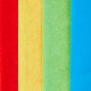 Hello Hobby Primary Multicolor Tissue Paper Squares, 20" x 20", 6 Sheets - Image 4