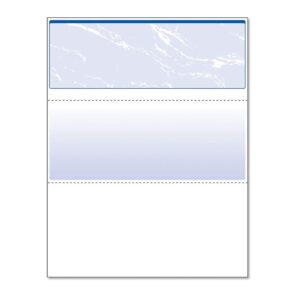 DocuGard Security Business Checks, 11 Features, 8.5 x 11, Blue Marble Top, 500/Ream - Image 4
