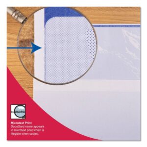 DocuGard Security Business Checks, 11 Features, 8.5 x 11, Blue Marble Top, 500/Ream - Image 8
