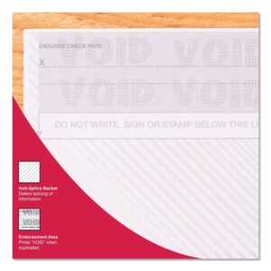 DocuGard Security Business Checks, 11 Features, 8.5 x 11, Blue Marble Top, 500/Ream - Image 9