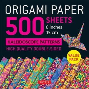 Origami Paper 500 Sheets Kaleidoscope Patterns 6 (15 CM): Tuttle Origami Paper: Double-Sided Origami Sheets Printed with 12 Different Designs (Instructions for 6 Projects Included) (Other) - Image 1