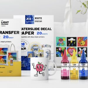 Printers Jack Sublimation Paper Compatible with Epson, Ricoh, and Sawgrass Inkjet Printers 8.3 inches, 1 Layer, (100 Sheets) - Image 5