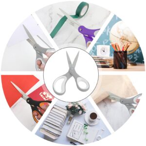 LIVINGO 8" Office Scissors Sharp Blades Titanium Office Home Crafts Cutting Paper, 3 Pack, Assorted - Image 2
