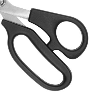 Westcott All Purpose Plus Scissors, 8", Bent Handle, High School, for Office, Black, 1 Each - Image 2