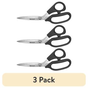 Westcott All Purpose Plus Scissors, 8", Bent Handle, High School, for Office, Black, 1 Each - Image 9