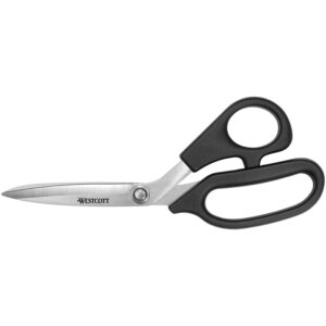 Westcott All Purpose Plus Scissors, 8", Bent Handle, High School, for Office, Black, 1 Each - Image 10