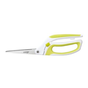 LIVINGO Fabric Spring Scissors, Professional Stainless Steel Heavy Duty Shears for Home Craft Sewing, 10” Red / Black - Image 8